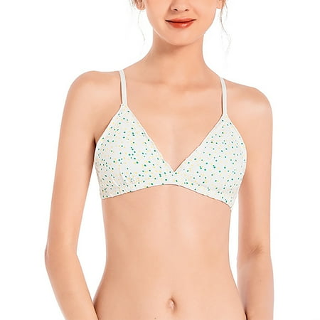 

Tagold Womens Plus Size Sexy lingerie Rimless Bra Thin Cup Girl Sexy Comfortable Lace Underwear