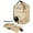 Multicolor 3, variant on Travel Cosmetic Bags Barrel Makeup Bag, Multifunctional Toiletry Bucket Bags Round Organizer Storage Pocket, Vinatge Map Sea Turtles