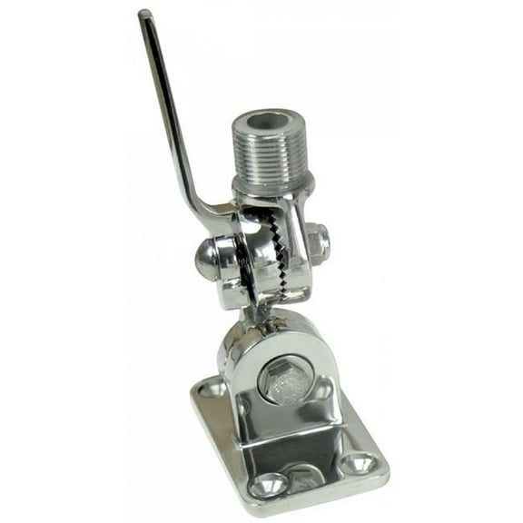 Heavy-Duty Ratchet & Antenna Mount for Boat, 316 Stainless Steel
