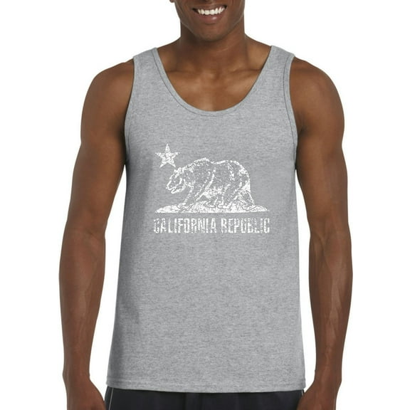 Normal is Boring - Men's Tank Top for Men, up to Men Size 3XL - California Bear