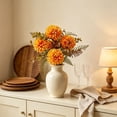 thumbnail image 5 of Mrzvby Fall Decoration and Home Decor,Thanksgiving Simulated Dahlias Individual Bouquet Plastic Simulated Chrysanthemum Thanksgiving Table Vase Flower Arrangement Decoration, 5 of 6
