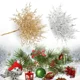 thumbnail image 2 of 10 piezas de flores artificiales decorativas para árbol de Navidad, ramas de cedro y pino, plantas de bricolaje, decoraciones para el hogar, suministros para fiestas, 2 of 5