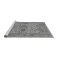 thumbnail image 2 of Ahgly Company Machine Washable Indoor Round Oriental Gray Industrial Area Rugs, 6' Round, 2 of 4