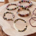 thumbnail image 2 of Pulsera Tiembla Tierra, Hilo Con Decoración A Elegir., 2 of 7