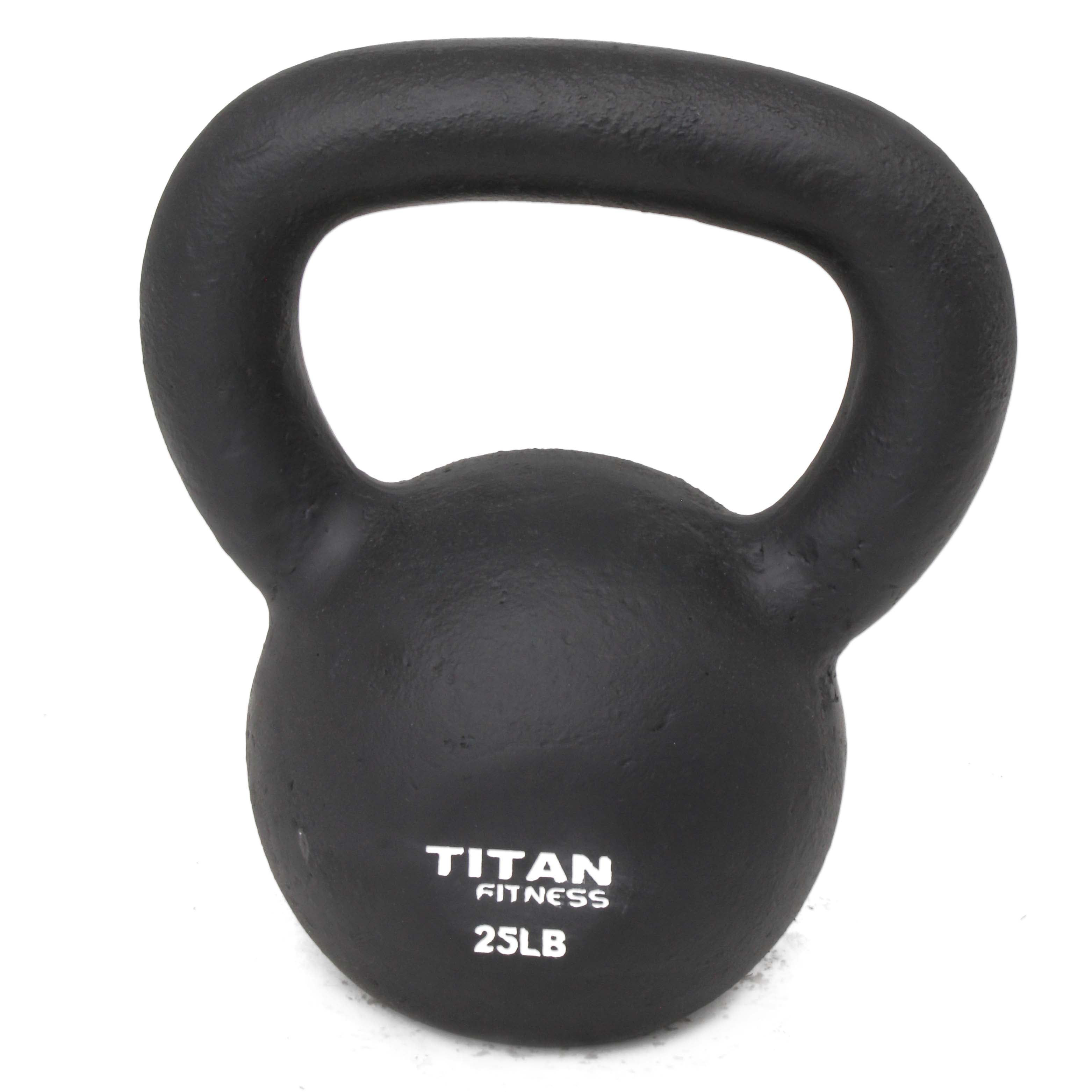 Cast Iron Kettlebell Weight, 25 lbs