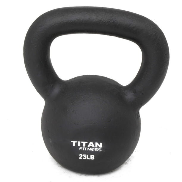 Cast Iron Kettlebell Weight, 25 lbs