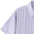 thumbnail image 6 of Mens Shirts Under $10 Mens Checkered Shirts Summer Chemise Homme Button Up Short Sleeve Shirt Men Blouse, 6 of 6