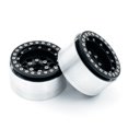 thumbnail image 2 of Ruedas, Llanta de rueda de aleación de aluminio, cubo de llantas de rueda Beadlock, reemplazo de 4 U Tomshoo negro, 2 of 7