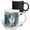 Multicolor, variant on 3drose, Image of Watercolor Pretty White Swan, 11oz Two-tone Yellow Mug