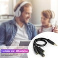 thumbnail image 4 of Lifetechs Audio Extension Cable Universal 1 to 3 Ways PVC 3.5mm 1 Male to 3 Female Audio Splitter Adapter for Headphone, 4 of 8