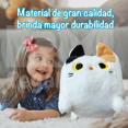 thumbnail image 3 of Peluche Gato Forma Cuadrada Almohada de Gato blanco Mediano, 3 of 8