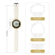 Digital Sports Wristwatch 10 ATM Water Resistant with Multiple Functions of of Chronograph, Countdown, Dual Time, Alarm Clock, 12 and 24 Hour Format Switchable, Silicone Band