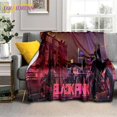 thumbnail image 1 of Manta de felpa suave para decoración de sofá y silla, cobija con diseño de grupo Idol coreano, Blackpinks para chica, 1 of 4