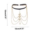 thumbnail image 2 of TIMIFIS Leg Chain Personalized Long Multi-Layer Metal Pearl Leg Chain Women's Trend Elastic Chain Body Chain Jewelry Home Decor, 2 of 2