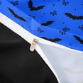 thumbnail image 4 of Homewish Bright Halloween Bat Twin Duvet Cover,Tiny Bow Pattern Twin Bedding,Royal Blue Black,Black Reversible,2 Pieces,1 Duvet Cover and 1 Pillowcase, 4 of 6