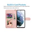 thumbnail image 2 of Galaxy S22+ 6.6" Case, Galaxy S22+ 6.6" Wallet Case, Galaxy S22+ 6.6" Leather Case, Tekcoo PU Leather Folio Flip Cover Magnetic Closure TPU Shockproof Protective Case Kickstand Strap -Rose Gold, 2 of 11