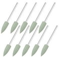thumbnail image 1 of Uxcell 10-Pack Rueda de Pulido, Kit de Puntos de Pulido de Silicona de 0.23 Pulgadas(6mm) Granos 800 [Verde], 1 of 1
