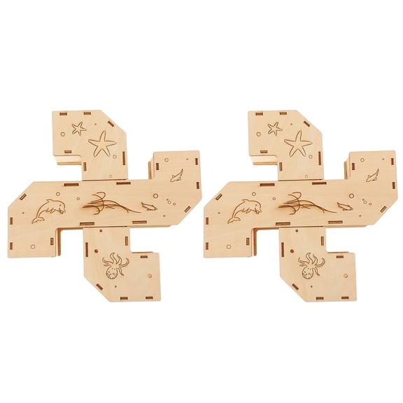 Khaki Plastic Hamster Tunnel 2pcs Small Pet Toy Play Tube for Hamsters Gerbils Mice
