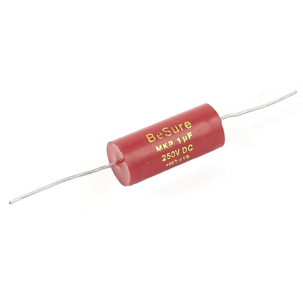 MKT250V 250V 1UF 105J NP Axial Lead Type Metallized Polyester Film Capacitor - Walmart.com - Walmart.com