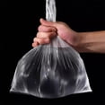 thumbnail image 6 of 100 White Bags, 20Cm×32Cm (≈8Inch×12.6Inch) Regular Size Disposable Tote Bags For Shopping, Grocery, Takeout, Storage - Lightweight And Durable With Handles For Daily Use,, 6 of 7