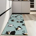 thumbnail image 4 of Black Corgi Kitchen Rug Mat,Kitchen Runner Rugs Non Skid Washable,Decorative Kitchen Floor Mats for Kitchen,Sink,Laundry,17"X47", 4 of 5