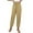 Khaki-26, variant on REALiKUN Womens Ruffled Smocked High Waist Slant Pocket Straight Summer Lightweight Pants