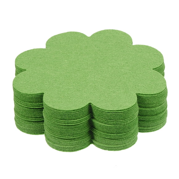 Uxcell 5" Plant Pot Hole Pad Nonwoven Flower Bonsai Bottom Soil Mat, Green 30 Pack