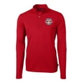thumbnail image 2 of Men's-Cutter & Buck  Red New York Red Bulls Big & Tall Virtue Eco Pique Recycled Quarter-Zip Pullover Top, 2 of 3