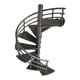 thumbnail image 4 of Escalera en Miniatura Modelo de Plataforma de Exhibición a Escala 1/64 con Accesorios para Diorama y Mobiliario para Casa de Muñecas Fabricado en Resina Adecuado para Decoración de, 4 of 8