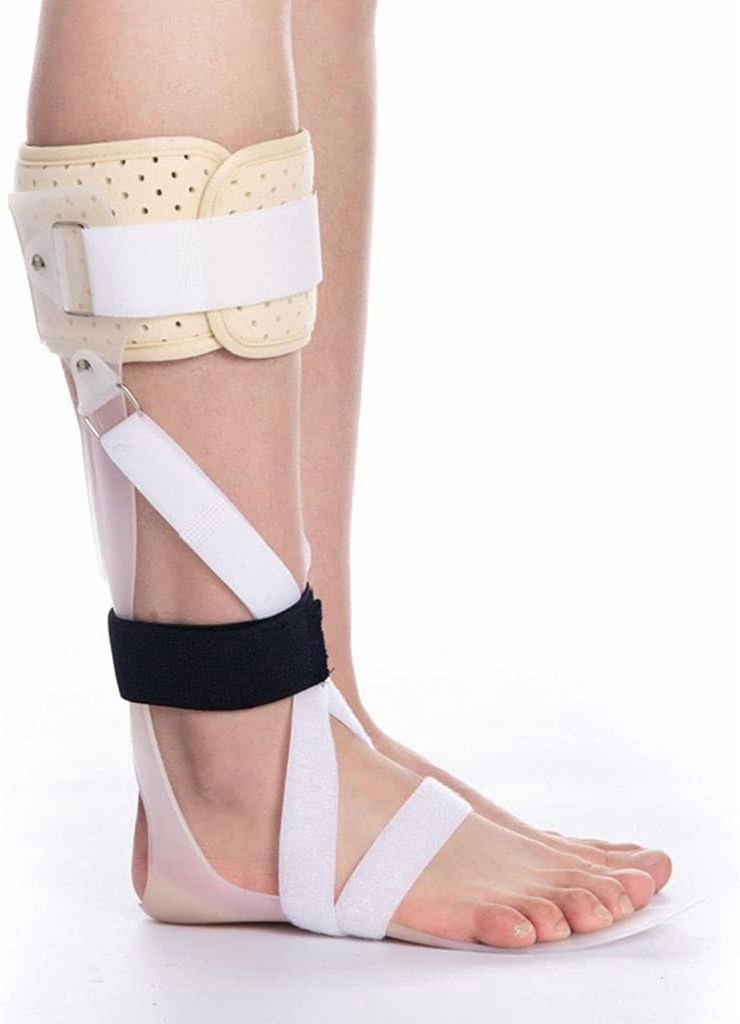 Lightweight Foot Lift & Ankle Support Orthosis, Ergonomic Figure-8 Strap Brace for Improved Walking Form and Balance, Soft & Breathable Design