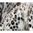 thumbnail image 2 of CafePress - Snow Leopard Throw Blanket - Soft Fleece Throw Blanket, 50"x60" for All Ages, 2 of 2