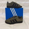 thumbnail image 3 of Adi-das Campus 00s Olive Strata Black Gold Shoes JI3307 Men's Sizes 10, 3 of 6