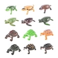 thumbnail image 4 of 12 Piezas de en Miniatura Plástico Juguete Educativo Modelo de Ratón//Tortuga/Cebra , Mini tortuga B Hugo Juguetes simulados de animales, 4 of 10