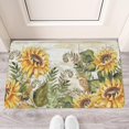 thumbnail image 2 of Welcome Sunflower Floral Botanical Doormat,No Slip Durable Rugs Funny Floor Door Mats for Indoor Outdoor Kitchen, 2 of 6
