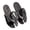 Black, variant on Women’s Foldable Travel Flip Flops, Portable Lightweight Thong Sandals, Non-Slip Water-Resistant Slippers for Beach & Vacation