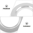 thumbnail image 2 of 5PCS Birds Breeding Box Anti-bite Ring Wood Box Hole Birds Nest Accessory Silver, 2 of 7