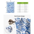 thumbnail image 5 of Paisley Flower Ethnic Style Window Curtain for Living Room Roman Curtains for Kitchen Cafe Tie Up Short Drapes, 5 of 5