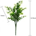 thumbnail image 5 of Zukuco Artificial Flowers Outdoor UV Resistant Fake Plastic Plants Outside Indoor Hanging Faux Greenery Shrubs Arrangement for Vase Porch Window Box Patio Wedding Home Decoration (White), 5 of 8