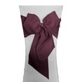 thumbnail image 3 of LA Linen TCpop8x108-Pk10-KhakiP03 Polyester Poplin Chair Bows, Khaki - 8 x 108 in. - Pack of 10, 3 of 7