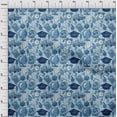 thumbnail image 4 of oneOone Velvet Turquoise Blue Fabric Kids Sewing Craft Projects Fabric Prints By Yard 58 Inch Wide, 4 of 4