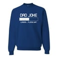 thumbnail image 1 of Wild Bobby,Dad Joke Loading Hilarious Funny Dad Granpa Daddy, Father's Day, Unisex Crewneck Graphic Sweatshirt, Royal, 2XL, 1 of 3