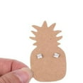 thumbnail image 2 of Raindrops Kraft Paper Earring Tags for Display and Organization Perfect for Jewelry Accessories with 2 Holes per Card 100 Pieces, 2 of 8