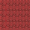 thumbnail image 1 of Ahgly Company Tapis d'Intérieur Lavables en Machine, Carrés, Zone Rouge, Tomate de Transition, 8' Carré, 1 of 7