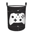 thumbnail image 1 of DouZhe Waterproof Collapsible Large Laundry Baskets, Graffiti Game Controller Prints Circular Hamper with Handles, 1 of 7