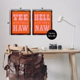 thumbnail image 4 of Stupell Industries Funny Cowgirl Phrases Typography Painting Black Floater Framed Canvas Art Print Wall Art, 17 x 21, Set of 2, 4 of 10