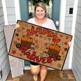 thumbnail image 5 of Fall Welcome Mat,Pumpkin Doormat Thanksgiving Pumpkin Entrance Welcome Mat Front Door Fall Entrance Home Kitchen Rug Non-Slip Outdoor Indoor Welcome Doormat,Funny Rugs,16x24 Inch, 5 of 5