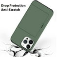 thumbnail image 6 of for iPhone 13 Pro Max Case with Card Holder,for iPhone 13 Pro Max Wallet Case Anti-Scratch Dual Layer Hidden Pocket Case Shockproof Cover Compatible with for iPhone 13 Pro Max 5G-Green, 6 of 12