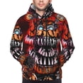 thumbnail image 5 of Lsque Five Nights At Freddy'S Pattern Casual Men's Hoodie,Hooded Sweatshirt with Kangaroo Pocket,Pullover Hoodie-Medium, 5 of 8