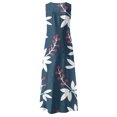 thumbnail image 5 of Fankiway Robe d'Été Sans Manches à Col Rond avec Poche Imprimée pour Femmes Grande Taille, 5 of 5