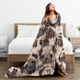thumbnail image 5 of Pink Flamingos Bed Blanket Ultra Soft Throw Blankets All Season Warm Light Weight Cozy Plush Blankets for Home Bedroom Sofa Chair Travel, 30"X40", 5 of 5